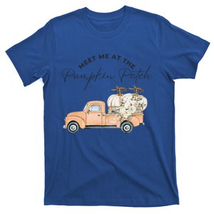 Meet Me At The Pumpkin Patch Truck Of Pumpkins Gift T-Shirt