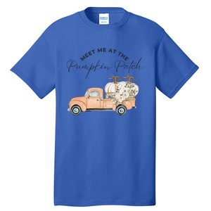 Meet Me At The Pumpkin Patch Truck Of Pumpkins Gift Tall T-Shirt