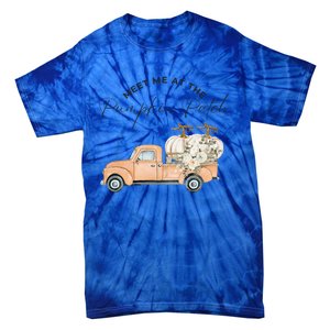 Meet Me At The Pumpkin Patch Truck Of Pumpkins Gift Tie-Dye T-Shirt