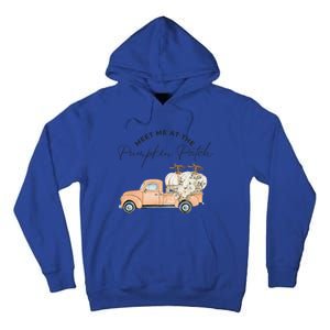 Meet Me At The Pumpkin Patch Truck Of Pumpkins Gift Tall Hoodie