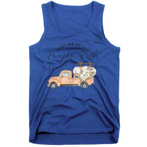 Meet Me At The Pumpkin Patch Truck Of Pumpkins Gift Tank Top