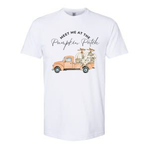 Meet Me At The Pumpkin Patch Truck Of Pumpkins Gift Softstyle CVC T-Shirt