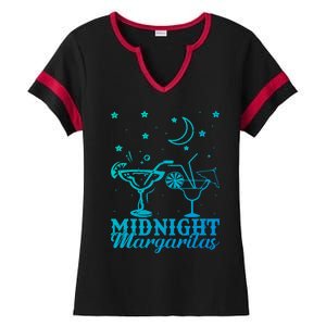 Midnight Margaritas Alcoholic Beverage Alcohol Gift Ladies Halftime Notch Neck Tee