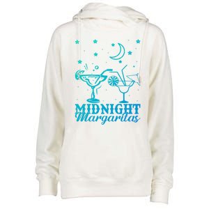 Midnight Margaritas Alcoholic Beverage Alcohol Gift Womens Funnel Neck Pullover Hood