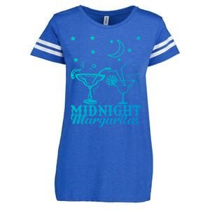 Midnight Margaritas Alcoholic Beverage Alcohol Gift Enza Ladies Jersey Football T-Shirt