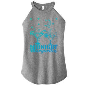 Midnight Margaritas Alcoholic Beverage Alcohol Gift Women's Perfect Tri Rocker Tank