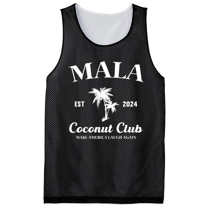 Mala Make America Laugh Again Coconut Club Mesh Reversible Basketball Jersey Tank