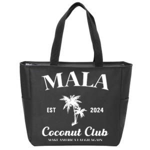 Mala Make America Laugh Again Coconut Club Zip Tote Bag