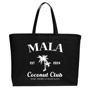 Mala Make America Laugh Again Coconut Club Cotton Canvas Jumbo Tote