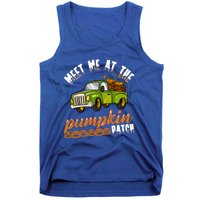 Meet Me At The Pumpkin Patch Truck Thanksgiving Farmer Gift Tank Top