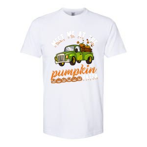 Meet Me At The Pumpkin Patch Truck Thanksgiving Farmer Gift Softstyle CVC T-Shirt