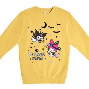 My Melody And Kuromi Halloween Premium Crewneck Sweatshirt