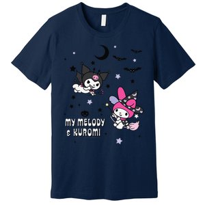 My Melody And Kuromi Halloween Premium T-Shirt