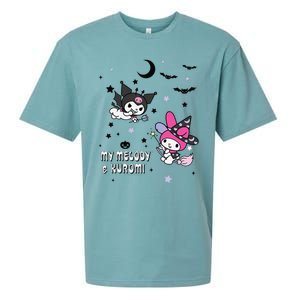 My Melody And Kuromi Halloween Sueded Cloud Jersey T-Shirt