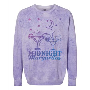 Midnight Margaritas Alcoholic Beverage Alcohol Gift Colorblast Crewneck Sweatshirt