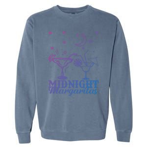 Midnight Margaritas Alcoholic Beverage Alcohol Gift Garment-Dyed Sweatshirt