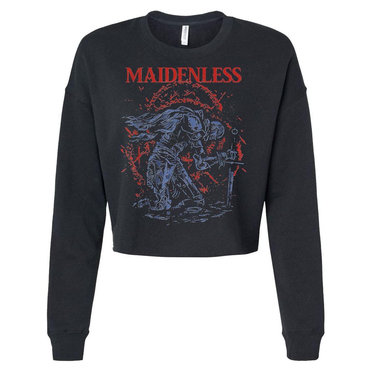 Maidenless Cropped Pullover Crew
