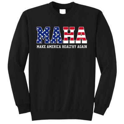 Maha Make America Healthy Again Us Patriotic Sweatshirt