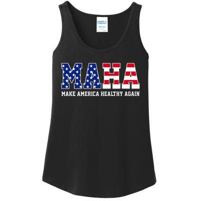 Maha Make America Healthy Again Us Patriotic Ladies Essential Tank