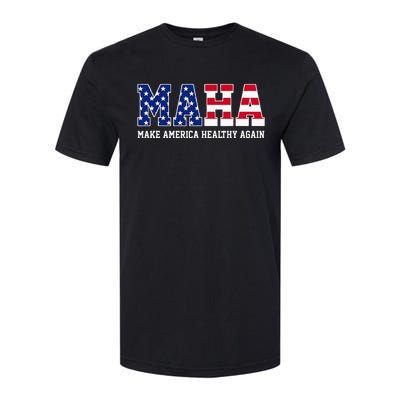 Maha Make America Healthy Again Us Patriotic Softstyle CVC T-Shirt