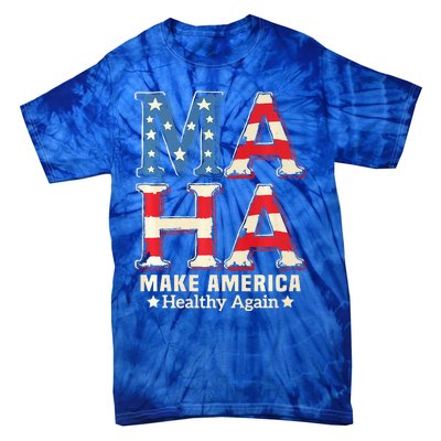 Maha Make America Healthy Again Trump Vance Kennedy 2024 Tie-Dye T-Shirt