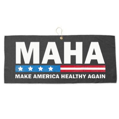 Maha Make America Healthy Again 2024 Us Election Large Microfiber Waffle Golf Towel