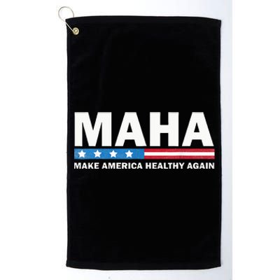 Maha Make America Healthy Again 2024 Us Election Platinum Collection Golf Towel