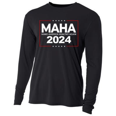 Maha Make America Healthy Again Robert F. Kennedy Jr. 2024 Cooling Performance Long Sleeve Crew