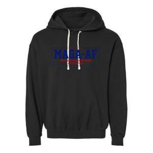 Magaa.F. Make American Great Again America First Garment-Dyed Fleece Hoodie