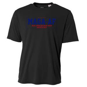 Magaa.F. Make American Great Again America First Cooling Performance Crew T-Shirt