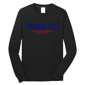 Magaa.F. Make American Great Again America First Long Sleeve Shirt