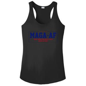 Magaa.F. Make American Great Again America First Ladies PosiCharge Competitor Racerback Tank