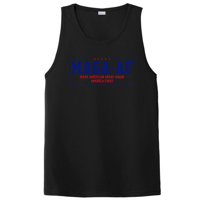 Magaa.F. Make American Great Again America First PosiCharge Competitor Tank