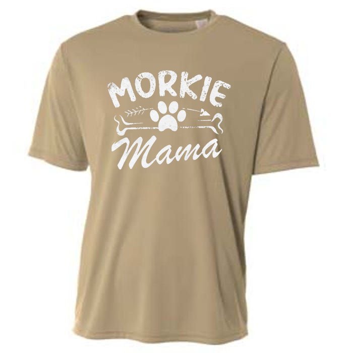 Morkie Mama Best Dog Lover Owner Mom Ever Mothers Day Cooling Performance Crew T-Shirt