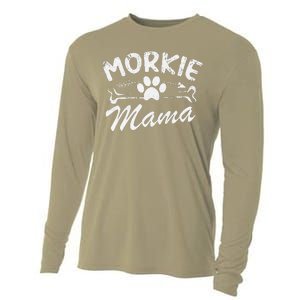 Morkie Mama Best Dog Lover Owner Mom Ever Mothers Day Cooling Performance Long Sleeve Crew