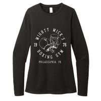 Mighty MickS Boxing Gym 1976 | Philadelphia Boxer Vintage Womens CVC Long Sleeve Shirt