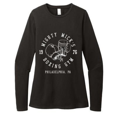 Mighty MickS Boxing Gym 1976 | Philadelphia Boxer Vintage Womens CVC Long Sleeve Shirt