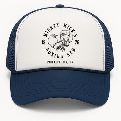 Mighty MickS Boxing Gym 1976 | Philadelphia Boxer Vintage Trucker Hat