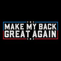Make My Back Great Again Funny Back Surgery Recovery Drawstring Bag