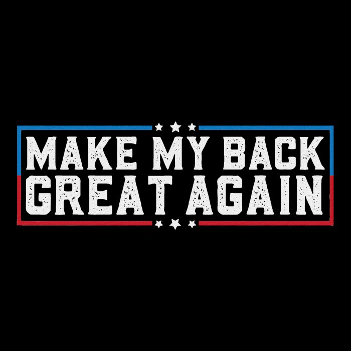Make My Back Great Again Funny Back Surgery Recovery Drawstring Bag