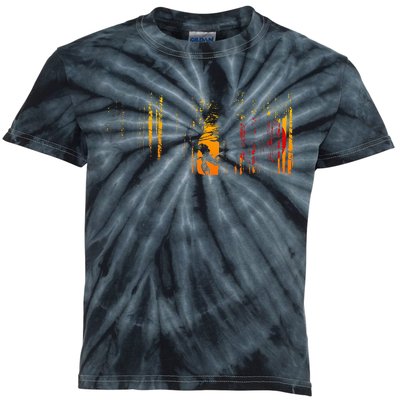 Mtb Mountain Bike Kids Tie-Dye T-Shirt