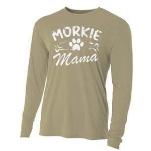 Morkie Mama Best Dog Lover Owner Mom Ever Mother's Day Cooling Performance Long Sleeve Crew