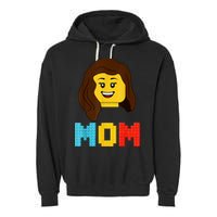 Mom Master Builder Building Bricks Blocks Matching Family Garment-Dyed Fleece Hoodie