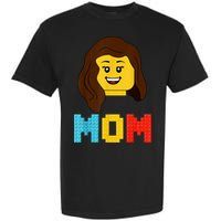 Mom Master Builder Building Bricks Blocks Matching Family Garment-Dyed Heavyweight T-Shirt
