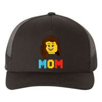 Mom Master Builder Building Bricks Blocks Matching Family Yupoong Adult 5-Panel Trucker Hat