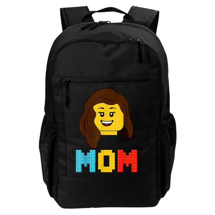 Mom Master Builder Building Bricks Blocks Matching Family Backpack
