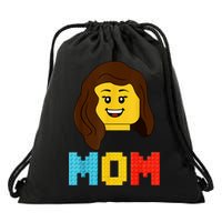 Mom Master Builder Building Bricks Blocks Matching Family Drawstring Bag