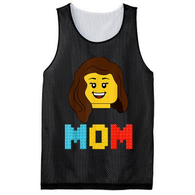 Mom Master Builder Building Bricks Blocks Matching Family Mesh Reversible Basketball Jersey Tank