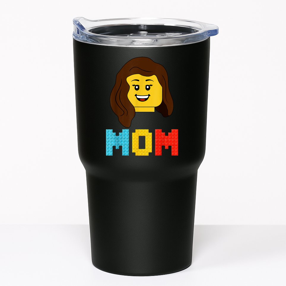 Mom Master Builder Building Bricks Blocks Matching Family Tumbler
