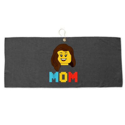 Mom Master Builder Building Bricks Blocks Matching Family Large Microfiber Waffle Golf Towel